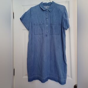 Old Navy Womens Size XL Light Blue  Denimi Dress